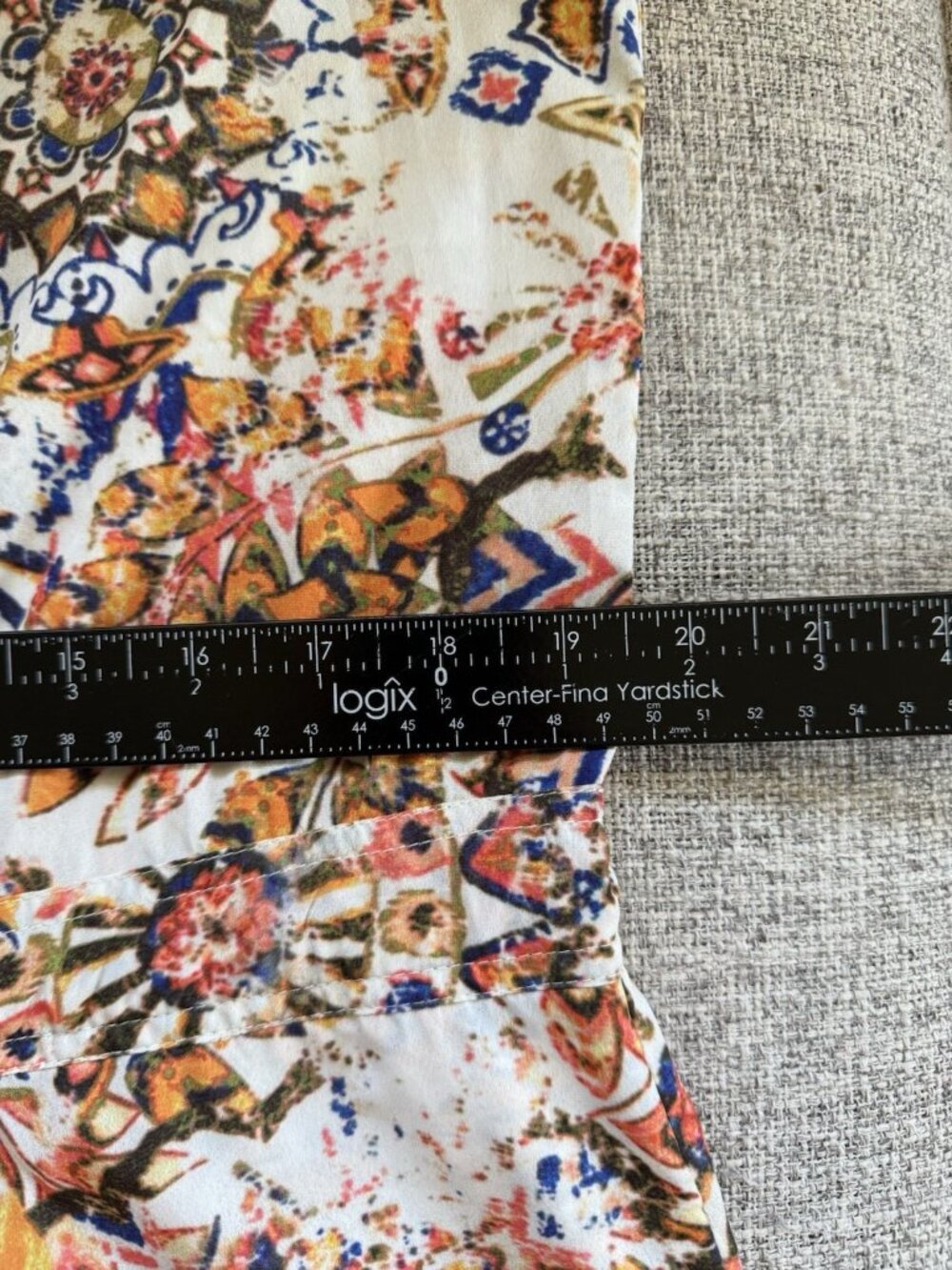 Boston Proper Romper Size 12 Tassle Abstract Bohemian Vacation Artsy Lightweight - Picture 11 of 14